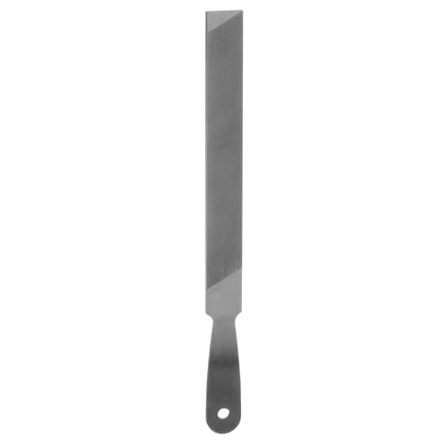 HARFINGTON Farmers Own Files 8 Inch High Carbon Steel Single Cut Flat Hand Rasp File for Deburring and Removing Material - size: 8 Inch