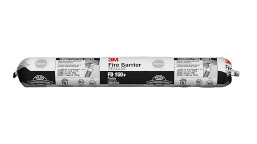 3M Fire Barrier Sealant FD 150+, Limestone Color, 20 fl oz Sausage Pack - color: Limestone, size: 20 Fluid Ounce (US)