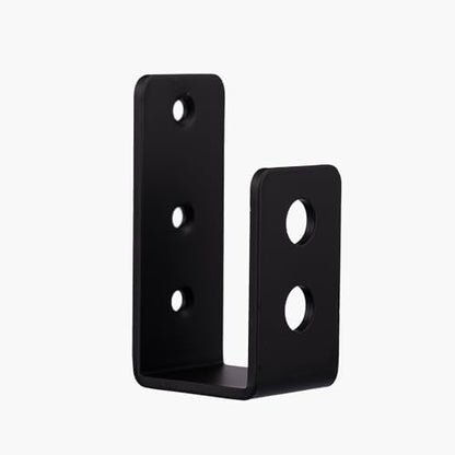 2x4 Door Barricade Brackets, 2 PcsDoor Hardware Brackets Fits 2x4 Bars, Door Security Barricade Bracketsset, for Home Barn Shed Garage Gate Bar Security Holder Doors Reinforcement,with Screws (2)