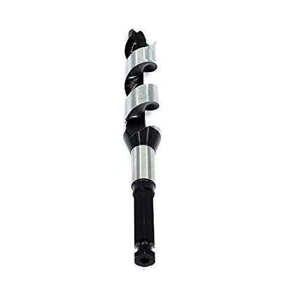 Benchmark Abrasives 1 Inch Auger Drill Bit for Woodworking,7/16” Hex Shank Tool for Smooth, Clean Cuts Hole Carbon Steel Hole Cutter Drill Bit for Drilling on Soft & Hard Wood, MDF, Plywood - size: 1 in