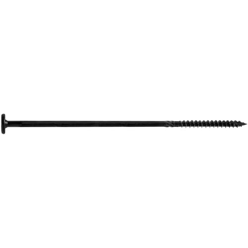 Jake Sales 15x8 Black Wafer Head Structural Lag Screws. Used for Log Construction, Timber Framing, Laminated Beams and Pole Barns Among Other Uses. T-30 Torx/Star Drive (Full Box ~350 Screws) - size: 8"