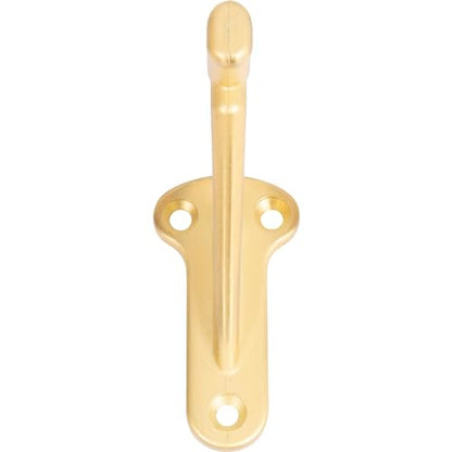 Heavy-Duty Handrail Bracket, Satin Brass - color: Satin Brass