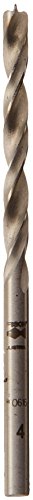 Fisch FSF-176565 Double Flute Brad Pt. Drill, 4mm x 75mm - size: 4mm x 75mm
