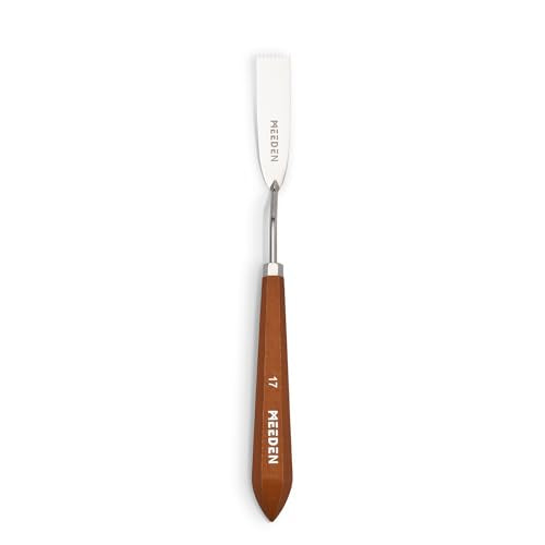 MEEDEN Artist Mixing Scraper Knife: 9.37" Flexible Stainless Steel, #17 - style: #17