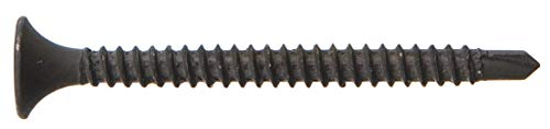 Hillman Drywall Screws, #6 x 1in, 100 Pack, Black Phosphate