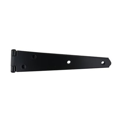 Geesatis 6" Strap Hinges,Black Gate Hinges,Iron,6Pcs - color: Black, size: 6inch(6Pcs)