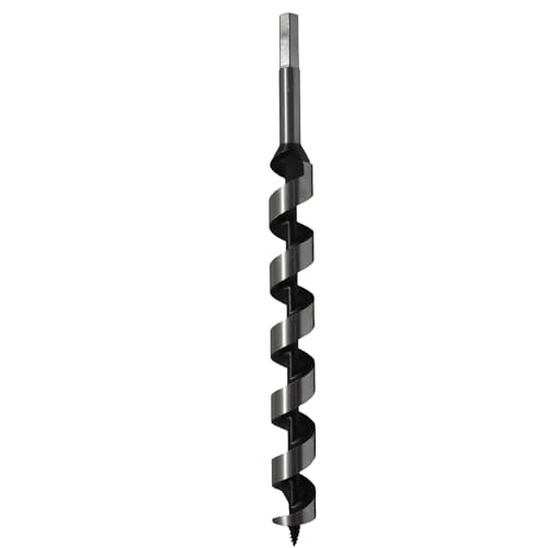 1 Inch x 12 Inch Wood Auger Drill Bit for Tree Stump Drilling - size: 1 Inch