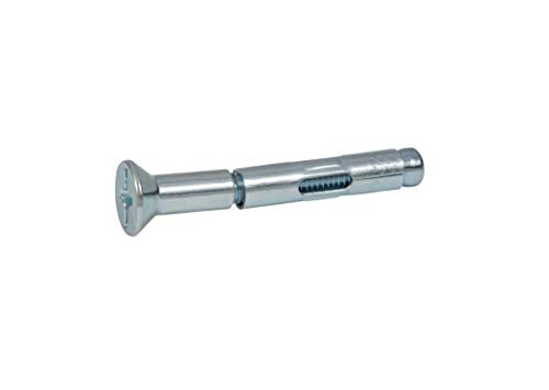CONFAST 3/8" x 5" Flat Sleeve Anchor Zinc Plated (50 per Box) - size: 3/8" x 5"
