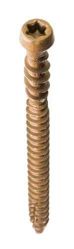 Simpson Strong-Tie DCU234TN02R70 Deck-Drive DCU Composite Screw — #10 x 2-3/4 in. T20, Quik Guard, Tan 02 (70-Qty)