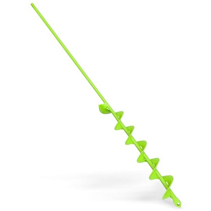 Auger Drill Bit for Planting - 2" X 32" Heavy-Duty Garden Auger Spiral Drill Bit - Bulb Planter Tool - 3/8" Hex Drive Drill - size: 2"x32"-Green
