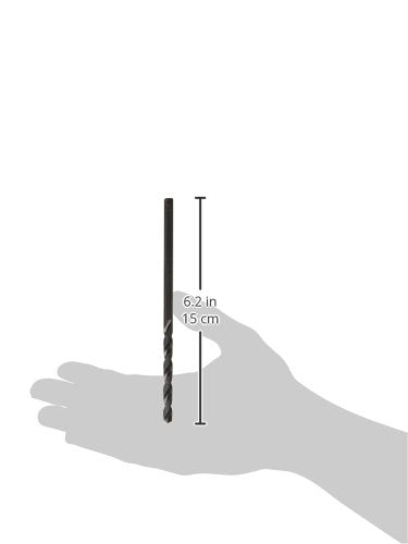 Irwin Tools 66716 Single Black Oxide High-Speed Steel Drill Bit with Aircraft Extension, 1/4" - size: 1/4 in, style: 1pc