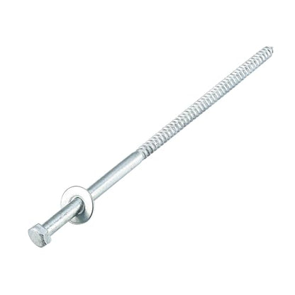 3/8" x 12" Lag Bolts (12 Pcs) 3/8 inch Lag Screws for Wood, Heavy Duty Hex Head with Washers, Zinc Plated - size: 3/8" x 12" (12 PCS)