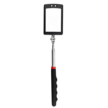 Inspection mirror telescoping with light Mirror practical addition to car repair, and anyone's toolbox Inspection Tool for Checking Vehicle, and Other Small Parts Extended (Inspection mirror-2PCS)
