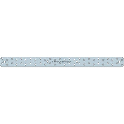 Simpson Strong-Tie MSTC40 MSTC 40-1/4 in. 16-Gauge Galvanized Medium Strap (Pack of 10)