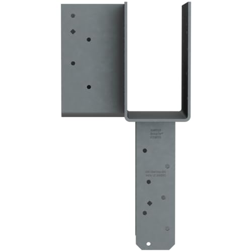 Simpson Strong-Tie ECCLLQ444SDS - ECCLLQ L-Shape End Column Cap for 4X Beams & 4X Post with SDS Screws, Skewed Left Framing Bracket for Structural Support in Home Improvement Projects