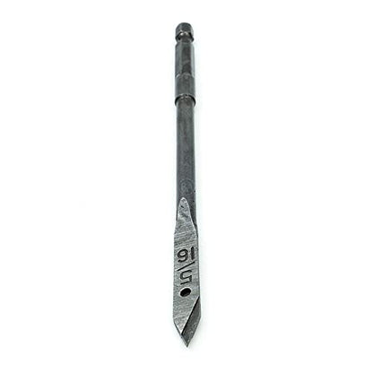 Benchmark Abrasives 5/16" x 6" Spade Drill Bit Wood Drill Bits Quick-Change Hex Shank Hole Cutter for Drilling, High-Speed Steel Paddle Flat Driver Bits (5/16" x 6") - size: 5/16" x 6"