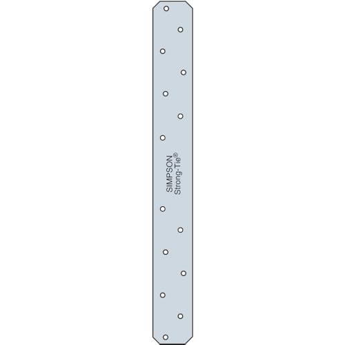 Simpson Strong-Tie HRS8 HRS 8 in. 12-Gauge Galvanized Heavy Strap Tie - size: 1 Each