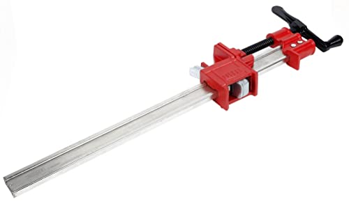 BESSEY IBEAM24, 24 In. Heavy Duty IBEAM Clamp, Red/Silver - size: 24 In.