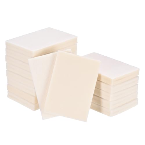 28Pcs 400Grit Sanding Sponges, 4x2.8In Hook & Loop White - size: 400 Grit
