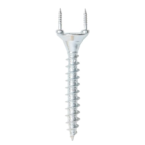 50pcs Solid Wood Baseboard Seamless Nails Double-Headed Self-Tapping Screws Foot Line Nails Invisible Security Screws