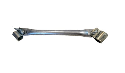 20” Angled Canopy Frame Support Bar Brace Frame Bracket Carport Pole Cross Beam Clamp for 1-1/2" Diameter Pipe EMT Pipe ONLY