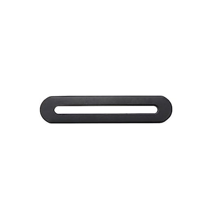 Xiaoyztan 3.5 Inch Stainless Flat Bracket Adjustable Support 6 Pcs - color: Black, size: Small