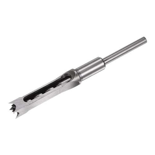 uxcell Square Hole Drill Bit, 5/8" High-Carbon Steel Hollow Chisel Mortise Power Tool for Woodworking - size: 5/8"