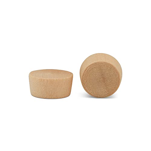 Wood Plugs for Furniture, 1 inch Maple Flat-Head Plug, Wooden Screw-Hole Plug Covers Pack of 250 by Woodpeckers - size: 1 inch