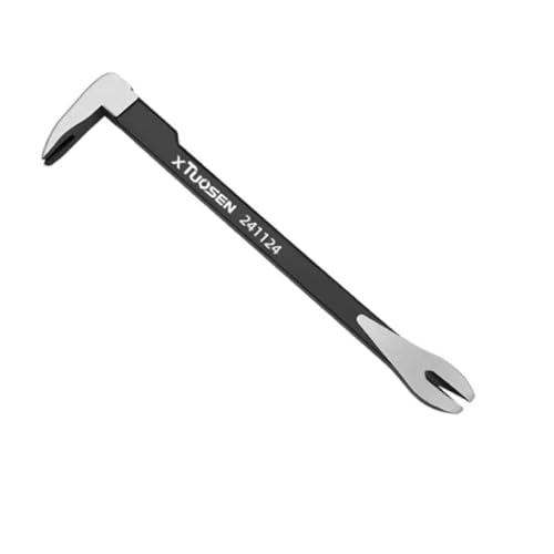 Pry Bar, 11.8" Cats Paw Nail Puller, Mini Crowbar for Home Remolding & Woodworking Prying, Scraping, Lifting, Pulling