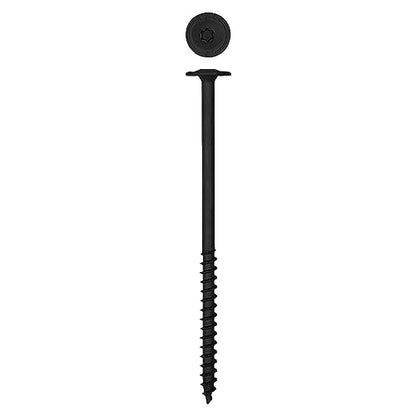 SPAX 4581820701275 1/4 x 5 T-Star Washer Head Black HCR (High Corrosion Resistant) PowerLag Contractor Pax (50 Pieces per Box) - size: 1/4 x 5"