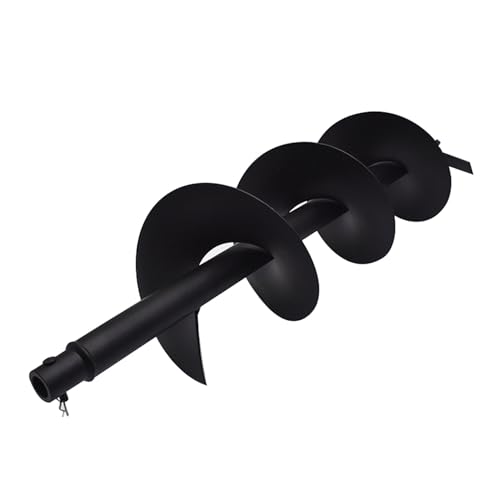 8Inch Auger Drill Bit, Planting Garden Planter Garden Drill Bit Post Hole Rapid Planter Compatible Auger Machine Head with 3/4In Shaft - size: 8Inch