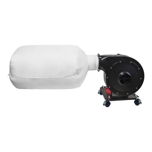 BUCKTOOL 1.2HP Wall Mount Dust Collector for Woodworking, 660 CFM Airflow - size: 660 CFM