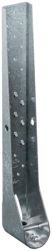 Simpson Strong-Tie HDUE13 HDUE 23-1/16 Inch Galvanized Predeflected Holdown with Strong-Drive SDS Screws Included, 12 Gauge Steel Construction, Optimized Screw Pattern - (Each) - size: 1/16 inch