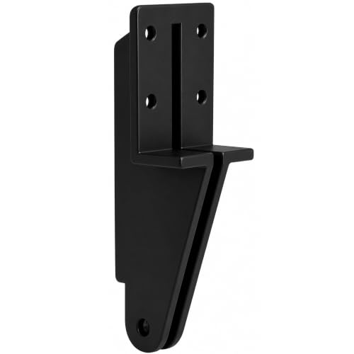 Black Door Jamb Bracket Hardware, Storm Door Closer Bracket Replacement - color: 1 Black
