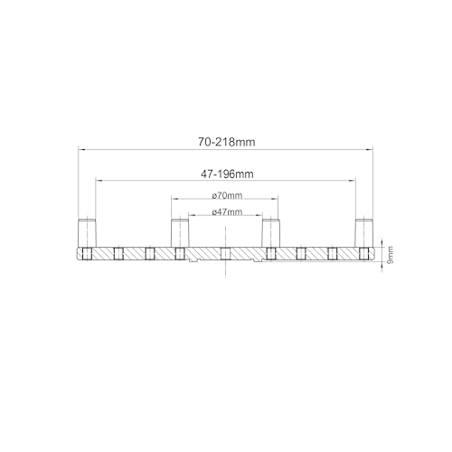 CK-3.75Z-FJ8 8" Flat Jaws for BMWOOD CK100 Series Woodturning Lathe chuck, Compatible with the Harbor Freight Bauer 23222A-B chuck. - color: 8" Flat Jaws