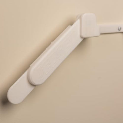 Wall Mount Display | Damage-Free Adjustable Hanger for Jerseys - color: White