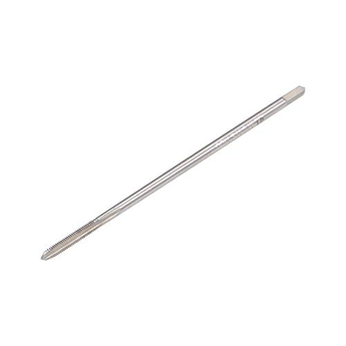 uxcell Metric Thread Tap M3 x 0.5 H2 89mm Extra Long Straight Flute Screw Thread Milling Machine Taps Threading Tapping Repair Tool - size: M3 x 0.5 x 89mm