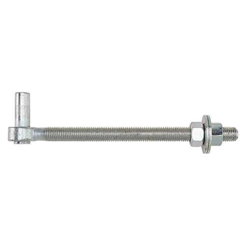 National Hardware Bolts Hook, 7/8" x 12", Steel, Zinc Plated