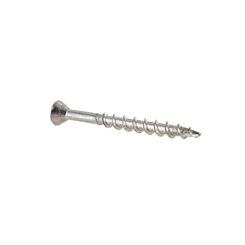 Conquest Stainless Steel Deck Screws #7 x 1-5/8" - size: #7 x 1-5/8”
