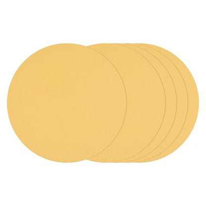 25Pcs Sanding Discs 8In 60Grit Hook and Loop Sandpapers Yellow - color: Yellow, size: 8 Inch(60 Grit)
