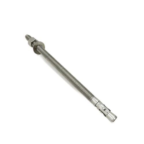 Mighty Fasteners 304 Stainless Steel Wedge Anchors 1/2" X 9" - 5 Pack - size: 1/2" X 9"