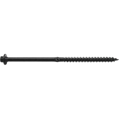 Jake Sales #17 X 6 Heavy Duty Structural Wood Screws - Exterior Coated Heavy Duty Wood Screws - Use for Fastening Ledger Boards, Large Timbers, Logs and More. 1 x 50 Count Box - 50 Screws - size: 17x6"