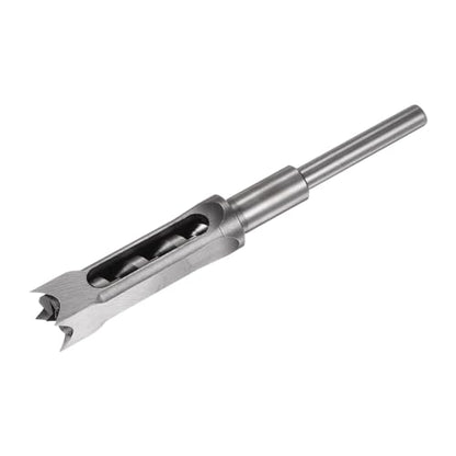 uxcell Square Hole Drill Bit, 7/8" High-Carbon Steel Hollow Chisel Mortise Power Tool for Woodworking - size: 7/8"