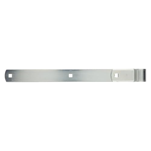 National Hardware N168-336 Gate Strap Hinge 16 in Zinc-Plated WeatherGuard Protection for Wood Fence Gates Outdoor Farm Gate Hardware Metal Strap Hinges Hot-Rolled Steel (Pack of 10) - size: 16 Inch x 3/4 Inch (Pack of 10)