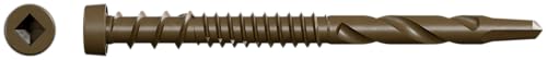 Simpson Strong-Tie DCSD238SBR01 - #10 x 2-3/8" Composite-to-Steel Deck Screw Brown 1000ct