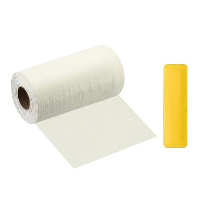 HARFINGTON Wood Grain Repair Tape 5" x33ft Self-Adhesive Repair Patch - color: Beige Wood, size: 5" x 33ft