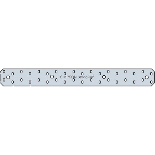 Simpson Strong-Tie MSTC28 MSTC 28-1/4 in. 16-Gauge Galvanized Medium Strap (Pack of 10)
