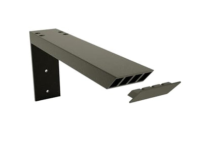 The Original Granite Bracket Countertop Support L-Bracket (Industrial, 12 Inches) - size: 12 Inches, style: Industrial