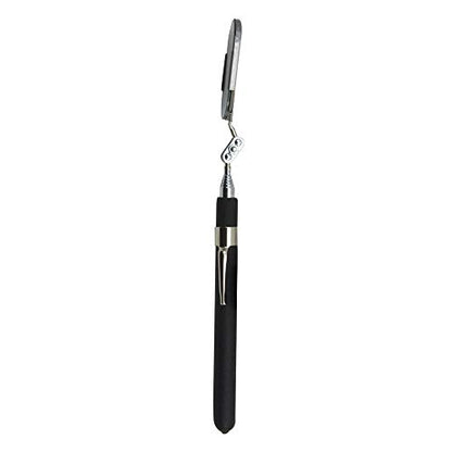 Ullman Devices HTB-2T Oval Pocket Telescoping Inspection Mirror, 1" x 2" Mirror, 5-5/26" to 28-1/4" Handle
