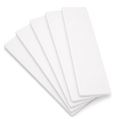 1/32" (1 mm) Plastic Glazing Blocks Glazing Frame Spacer Door Window Frame Packers - size: 1/32" (1mm) White